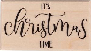 BUTTERER Stempel "It's christmas time"