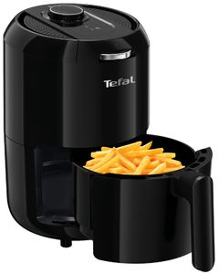 TEFAL Heißluft-Fritteuse EY 1018 Easy Fry Compact, Farbe:Schwarz