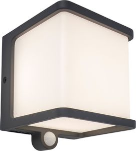 Lutec LED vonkajšie svetlo Solar Doblo 11 x 11 cm 8 W Detektor pohybu
