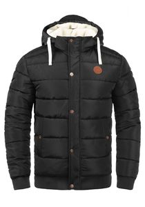 BLEND BHFrederico Herren Winterjacke Steppjacke warme Jacke gefüttert mit Kapuze Kordelzug Eingrifftaschen Regular fit