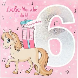 Depesche Zahlenkarten mit Musik quadtratisch : 6 Jetzt geht's rund! Viel Spaß an deinem Zahlenkarten mit Musik, quadratisch: 6 Jetzt geht's rund! Viel Spaß an deinem