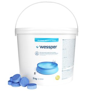 3kg Multitabs 10in1, 20g langsam löslich Chlor Tabletten Schwimmbad Tabs