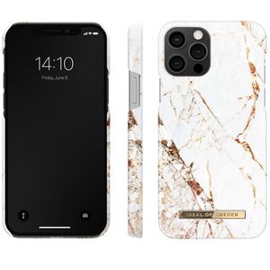 iDeal of Sweden iPhone 12/12 PRO Fashion Case Carrara Gold