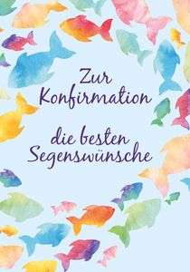 Konfirmation  Glückwunschkarte im Format 115 x 17cm mit Umschlag