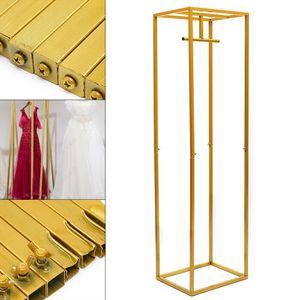 180cm Garderobenständer Kleiderständer Kleiderstange Hochzeitskleid Metall Braut Stand Display Gold