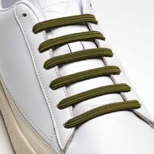 U-Lace Classic - Elastische Schnürsenkel - Armeegrün - Mix-N-Match Pack