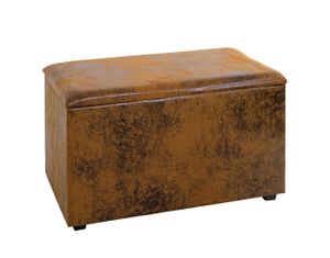 Haku Sitztruhe, vintage-braun - Maße: 65 cm x 40 cm x 42 cm; 25873