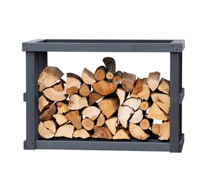 Westmann Holz Kaminholzregal Stephan | Anthrazit | 52x108x74 cm