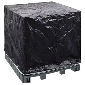 vidaXL Kryt pre IBC nádrž 8 očiek 116x100x120 cm