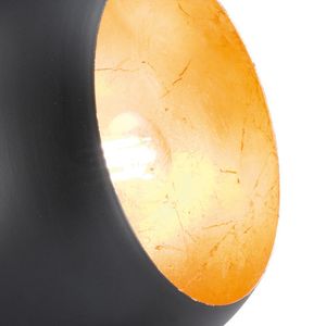 stolová lampa Billy16 x 15 cm oceľ čierna/zlatá