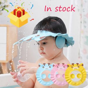 2x Baby Badekappe schützen Hut für Duschhauben Badezimmer Baby-Duschhaube