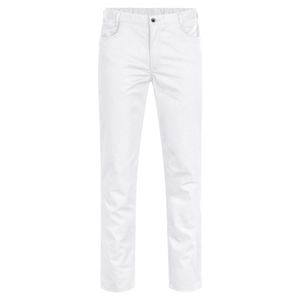 Greiff CARE Herren-Hose 5-Pocket-Style Arztpraxis & Pflege Regular Fit Polyester/Baumwollmix ® Weiß 50