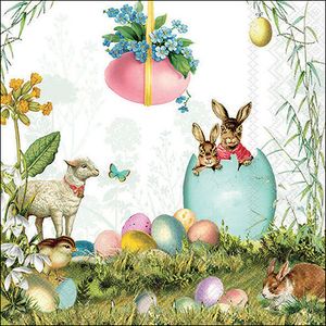 Ostern – Servietten 33x33 cm Easter surprise