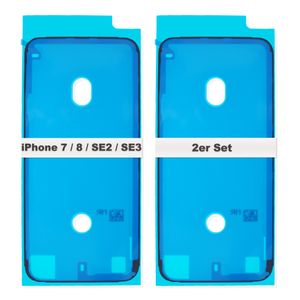2x iPhone 7 Rahmen LCD Display Kleber Dichtung Klebefolie Wasserdichtung Adhesive Schwarz