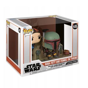 Star Wars - Boba Fett and Fennec on Throne 486 - Funko Moments - Vinyl Figur