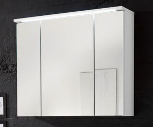 SPLASH Spiegelschrank inkl. LED-Beleuchtung Weiß
