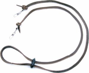 Kinnriemen Hutfangband Reiten Lederband Hutband Leder Chin Strap Verstellbar mit Metalhaken Braun