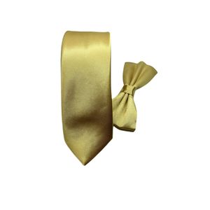 Krawatte Fliege Hochzeit Schleife Herren Schlips Business Slim Freizeit Büro Kravatte Gold