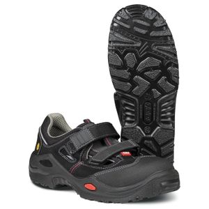 Jalas 1605 Sicherheits-Sandale E-Sport S1P SRC ESD nach EN ISO 20345:2011 schwarz  Größe 43