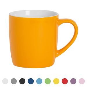 Argon Ta Tee-Kaffeetasse - altkolorierter Ceramic Cup - 350ml - Gelb