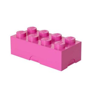Lego - Brotdose, Ziegelstein AG133 (6 cm x 20 cm x 10 cm) (Pink)