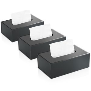 Klarer Acryl-Kosmetiktücherbox-Abdeckungshalter, Taschentuchbox
