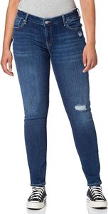 Mavi Damen Lindy Jeans, mid Ripped Blue Denim, 30W / 32L