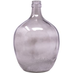 Bodenvase - grau-gefrostet  - Glas - 25x25x38 cm