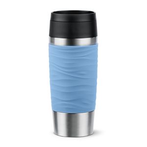 emsa Isolierbecher TRAVEL MUG Wave 0,36 Liter pastellblau