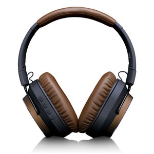 Lenco HPB-730BN - Bluetooth® Kopfhörer mit Active Noise Cancelling - Braun