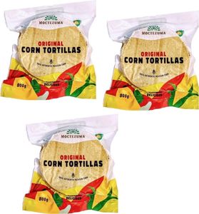 3x Echte mexikanische vegane Tortillas mit Nixtamal 500g 25-30 Stück