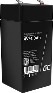 Green Cell® AGM 4V 4Ah Akku VRLA Blei-Batterie Bleiakku Ersatzakku Gelakku Akkubatterie Zyklenfest Unbemannt Spielzeug | Elektro Spielzeug| Alarm | Notstrom | Kinderfahrzeuge| Kinder-Quad