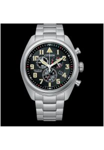 Citizen Herren Eco-Drive Solar Armbanduhr aus Titan mit Titan Band - AT2480-81E