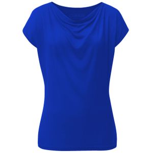 Yoga-Shirt Wasserfall - royal blue M