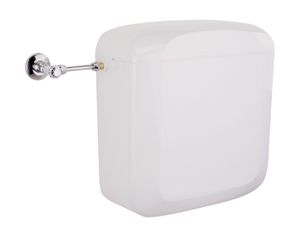 Aufsatzspülkasten Zaffiro | Kunststoff | 2 Mengen Spültechnik | 3 - 6 Liter oder 3 - 7 Liter | WC, Toilette | Weiß