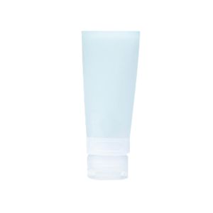 leere Silikon -Reiseflasche Lotion Shampoo Kosmetikrohrbehälter tragbar-Weiß ,Größen:60ML