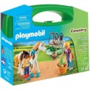 PLAYMOBIL Country 9100 Mitnehmkoffer inkl. Figuren, Pferde und Zubehör, ab 4 Jahren