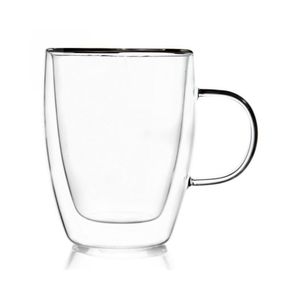 ORION Teeglas Kaffeeglas Doppelwandig Gläser Thermoglas für Kaffee Tee 300 ml