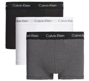 Calvin Klein Pánské boxerky 3 Pack Low Rise Trunk M Barevné U2664G