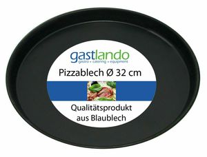 Pizzablech aus Blaublech rund Ø 32 cm