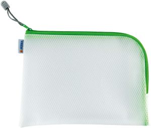 HERMA Reißverschlusstasche "Mesh Bags" DIN A5 grün
