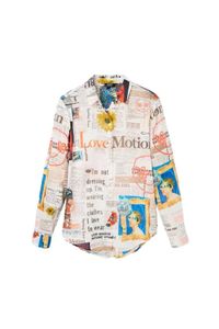 DESIGUAL Košile dámská bavlněná bílá GR76877 - velikost: XS