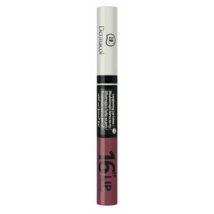 Dermacol 16H Lip Colour N. 12 zweiphasige, langanhaltende Farbe und Gloss für die Lippen 7,1  ml