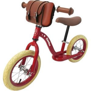 FUNBEE Retro Laufrad mit Satteltasche für Kinder