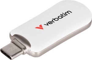 VERBATIM USB-C Stick Plectra 30231 USB 3.2 512GB weiß VERBATIM USB-C Stick Plectra 30231 USB 3.2 512GB weiß