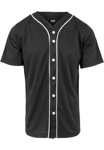 Basketbalový dres Urban Classics Baseball Mesh Jersey blk/wht - XXL