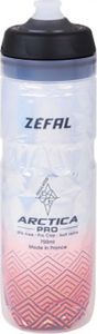 Zéfal 1679 Fľaša na pitie 'Arctica Pro 75', 750 ml/25oz, výška 259 mm, strieborná/červená