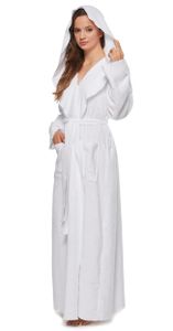 Arus Bademantel Angel für Damen, Farbe:Weiß, Größe:XL