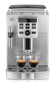 DeLonghi freistehender Kaffeevollautomat 1,8 l incl. Milchaufschäumdüse und Wasserfilter, ECAM 25.120.SB, Farbe: Silber/Schwarz