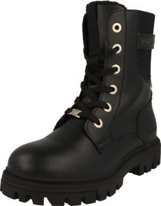 Tom Tailor Mädchen Schnürstiefel in Schwarz, Größe 34
